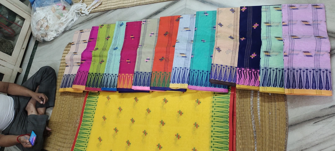 Pure cotton Tant saree uploaded by business on 4/24/2023