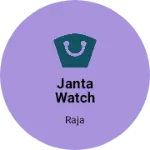 Business logo of Janta watch mobile center 
