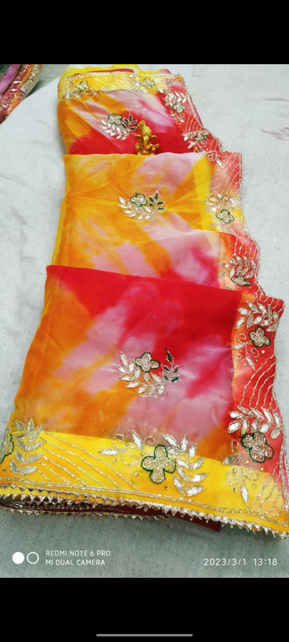 Organja febric saree  uploaded by All in one saree bazzar on 4/24/2023