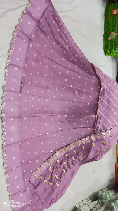D chinon febric lhega  uploaded by All in one saree bazzar on 4/24/2023