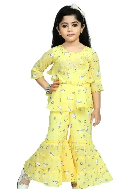 Girl's  Sarasa Dress uploaded by Prisha Creation  on 4/24/2023