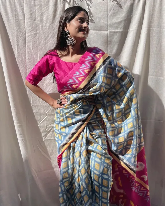 Stylish Heavy Cotton Silk saree uploaded by DUDHAT Impax on 4/24/2023