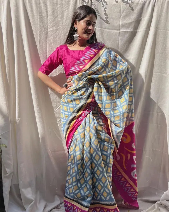Stylish Heavy Cotton Silk saree uploaded by DUDHAT Impax on 4/24/2023