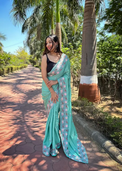 Simar Silk saree | ChinnonPanchi uploaded by Fatema Fashion on 4/24/2023