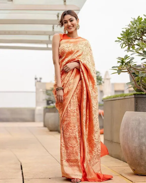 Kanjiwarm sarees uploaded by Villa outfit on 4/24/2023