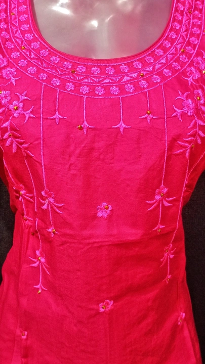 Cotton embroidery kurti fulia West Bengal uploaded by Sarada Collection on 4/24/2023