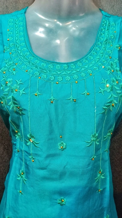 Cotton embroidery kurti fulia West Bengal uploaded by Sarada Collection on 4/24/2023