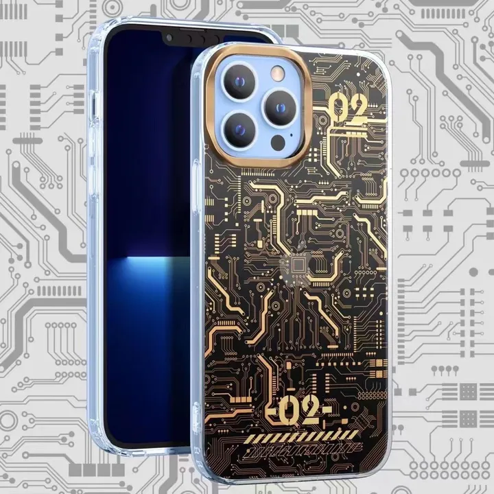 *CIRCUIT BOARD PHONE CASE*

*Iphone*
11-10
12-10
13-10
13pro-20
13pro maxx-10
14-10
14pro-30
14pro m uploaded by Gajanand mobile Accessories hub on 4/24/2023