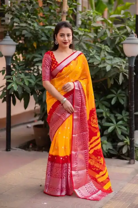 Bandhej saree uploaded by GS TRADERS on 4/24/2023