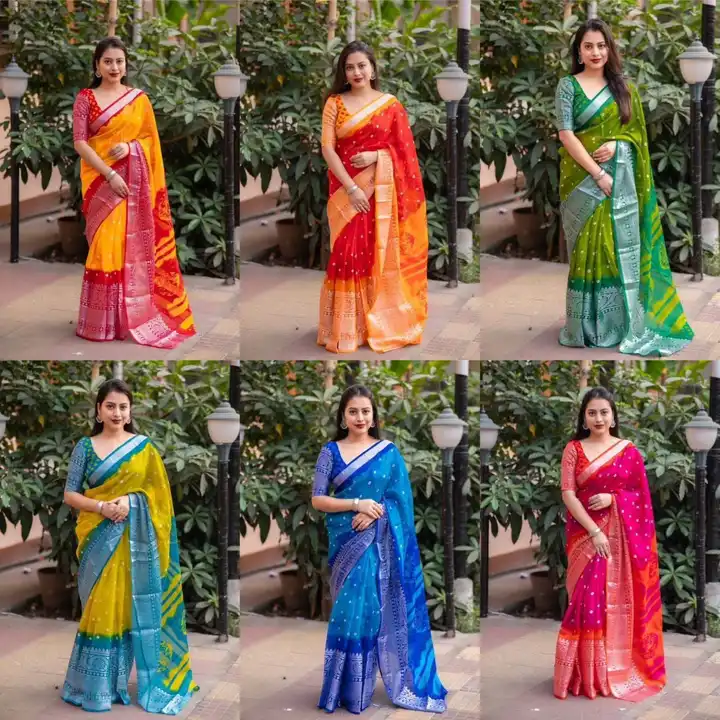 Bandhej saree uploaded by GS Traders on 4/24/2023