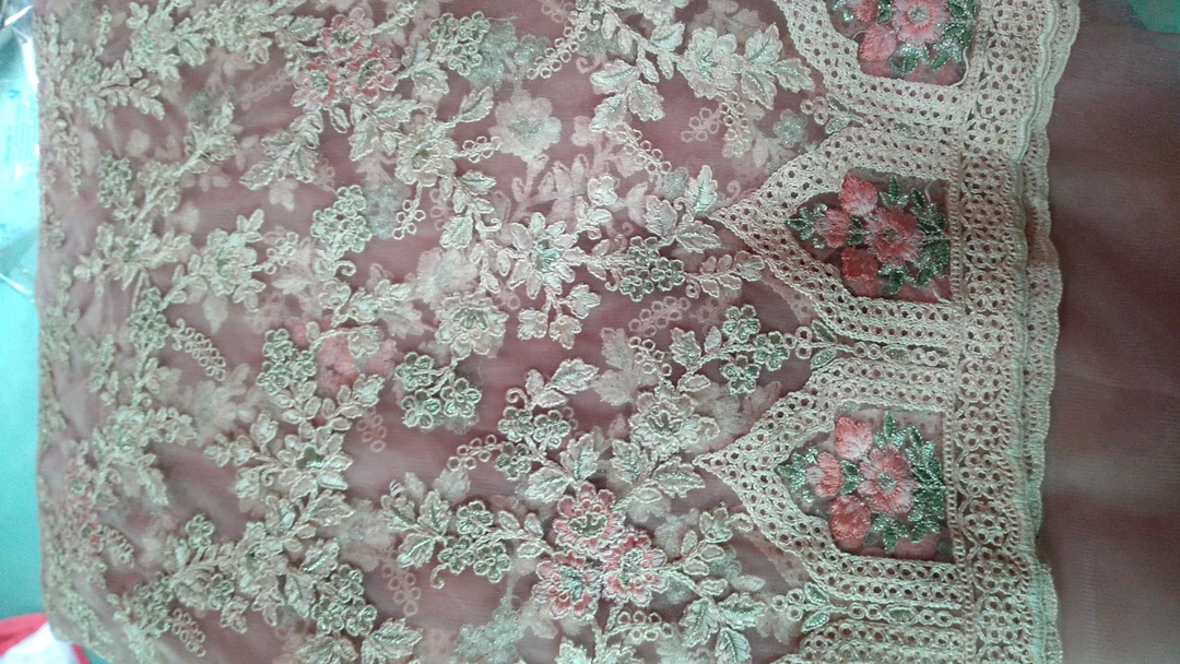 Heavy embroidery net sari with blouse  uploaded by business on 4/24/2023
