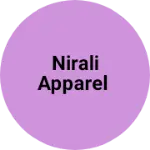 Business logo of Nirali apparel