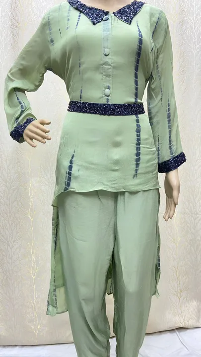 Indo Western Top With Pant uploaded by SUBHAM COLLECTION on 4/24/2023