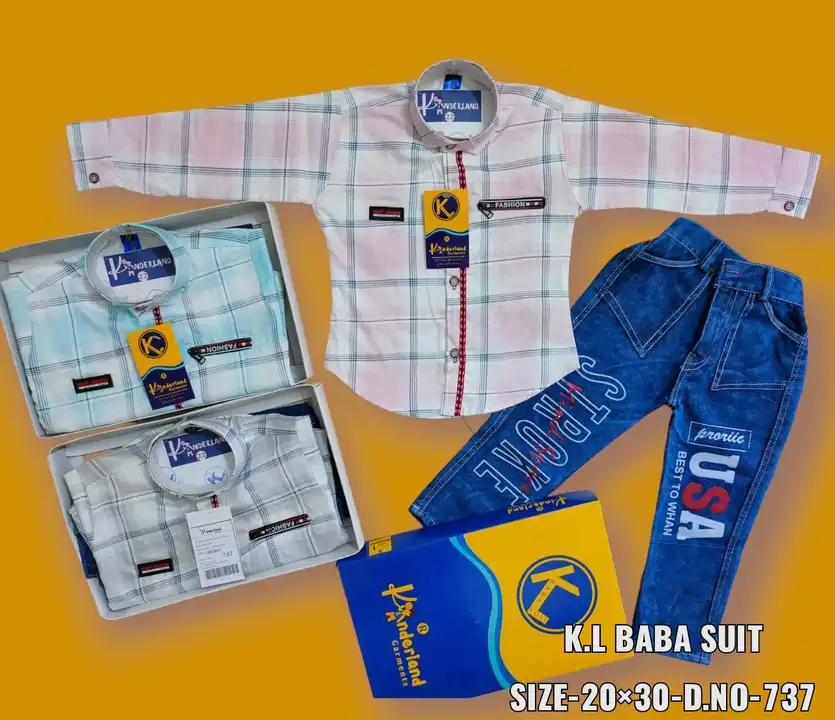 Jeans-Shirt Set - 20x30 - Single Box Piece uploaded by Metro Enterprises on 4/24/2023