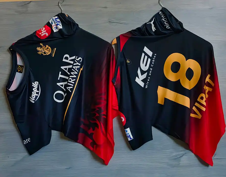 CSK, RCB SOPRTS JERSEY T-SHIRT  uploaded by Shreevari Traders on 4/24/2023
