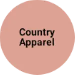 Business logo of country apparel