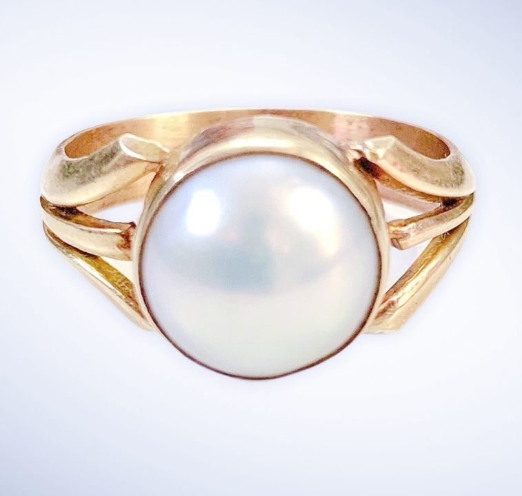 Brass yellow metal with natural pearl uploaded by business on 3/6/2021