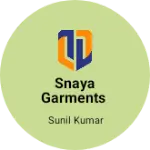 Business logo of Snaya Garments