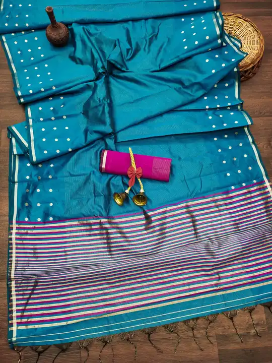 Khadi cotton silk saree uploaded by VARDHAK COLLECTION  on 4/24/2023