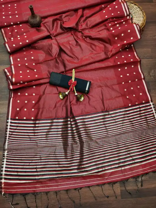 Khadi cotton silk saree uploaded by VARDHAK COLLECTION  on 4/24/2023