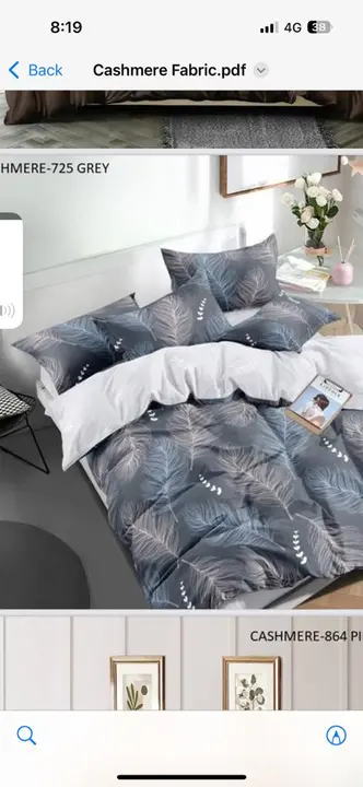 Heavy Glace Cotton Bedsheets uploaded by Alliance overseas pvt Ltd on 4/24/2023