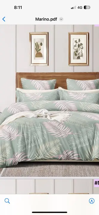 Heavy Glace Cotton Bedsheets uploaded by Alliance overseas pvt Ltd on 4/24/2023