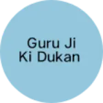 Business logo of Guru ji ki dukan