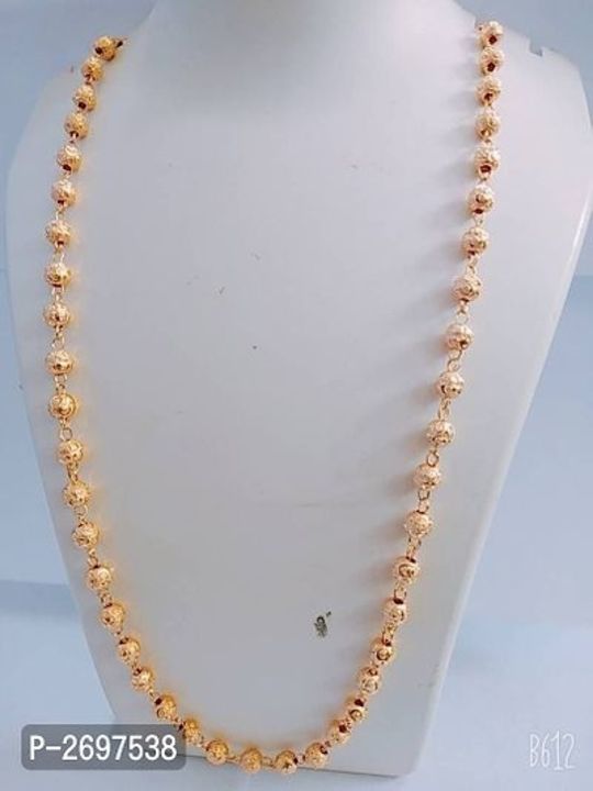 TRENDY PARTY WEAR BEADED ALLOY CHAIN'S uploaded by SN creations on 3/6/2021