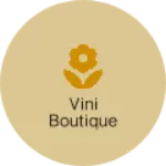 Business logo of Vini Boutique
