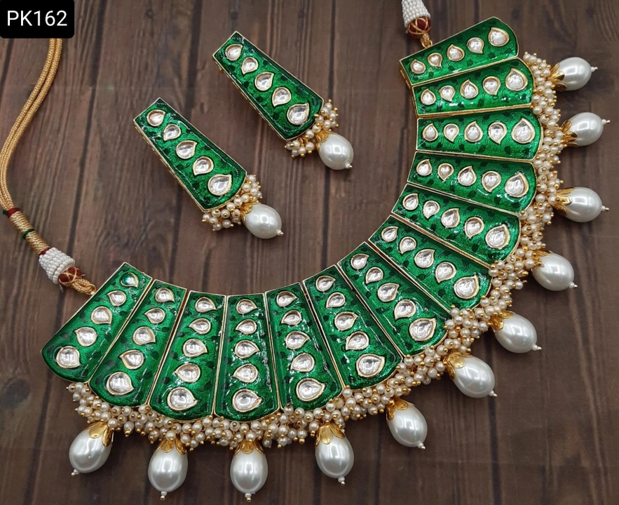 Kundan necklace set  uploaded by Sb designs on 4/24/2023