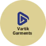 Business logo of Vartik garments