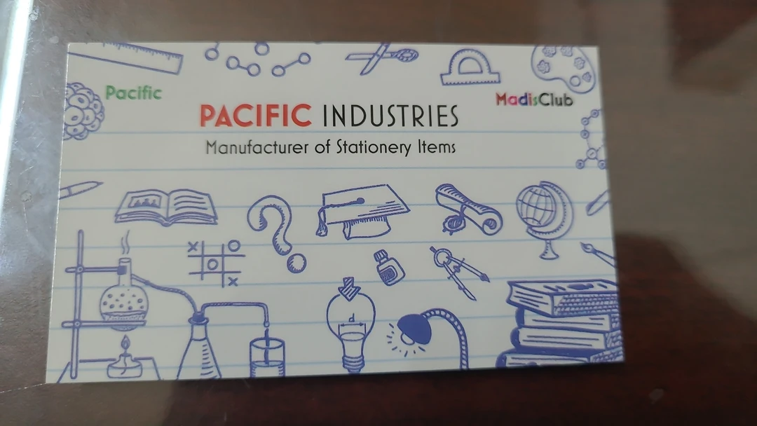 Visiting card store images of Pacific industries
