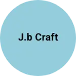 Business logo of J.b craft