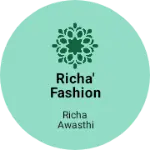 Business logo of Richa' fashion hub