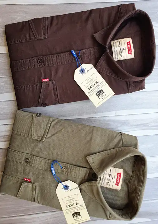 *MASTER..COPY*👈👈 
   👔  *LEVI'S* 👔

   *DOUBLE..POCKET*👈

*CUFF CANVAS..COLLER..CANVAS*
     *V uploaded by UNIQUE BRANDS CLOTHING COMPANY on 4/24/2023