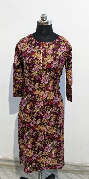 Post image Fancy Jaipuri Procian prints kurti guaranteed fabric 1pc 45 length
XL, XXL size 4 color each design