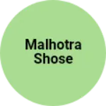 Business logo of Malhotra shose