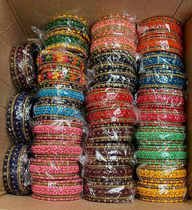 Glass and metal Bangles and bracelets  uploaded by Kottiar creations on 4/24/2023