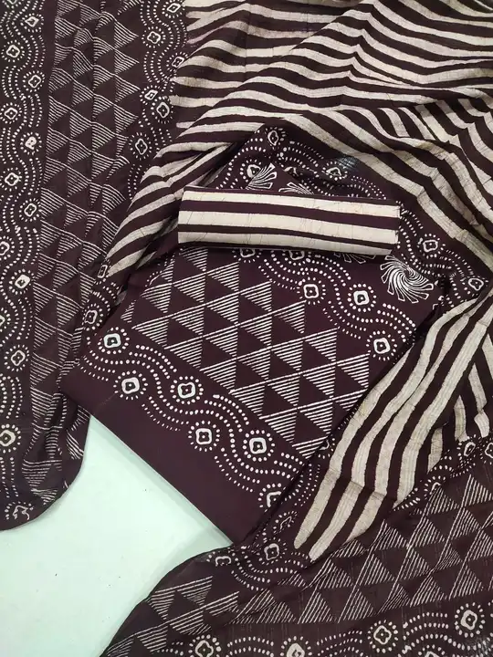 Batik wax printed pure cotton suits uploaded by Batik print suits on 4/24/2023