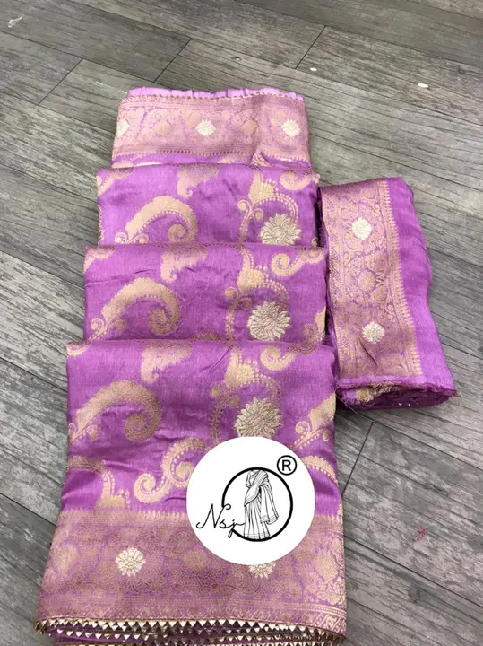 Presents beautiful Saree*
👉keep shopping with us 

New Launching for beauty

❤️pure rusyan silk fab uploaded by Gotapatti manufacturer on 4/24/2023
