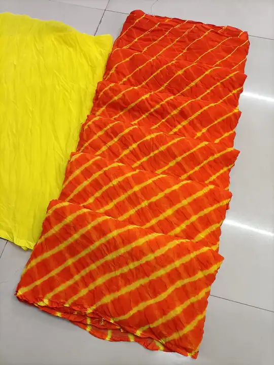 Today sale 
😍😍 *NEW LAUNCHED LEHARIYA SPECIAL*😍😍

💃🏻 Special Fancy Colour Matching Chart 😍

 uploaded by Gotapatti manufacturer on 4/24/2023