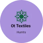 Business logo of OT TEXTILES