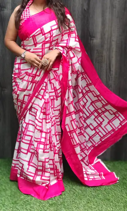 Cotton Hand Block Printed Saree  uploaded by Cotton Mulmul Store on 4/25/2023
