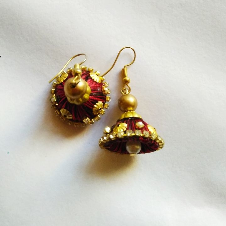 Handmade silk thread earrings uploaded by Sangeeta Creations on 3/6/2021