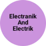 Business logo of Electranik and electrik