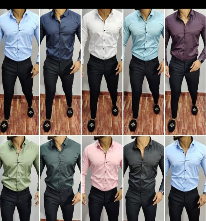 Party wear Plain shirts uploaded by MUMBAI SHIRTS 📞 on 4/25/2023