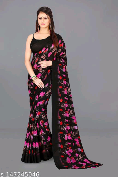 Georgette Saree without blouse piece
Name: Georgette Saree without blouse piece
Saree Fabric: George uploaded by business on 4/25/2023