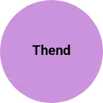 Business logo of Thend