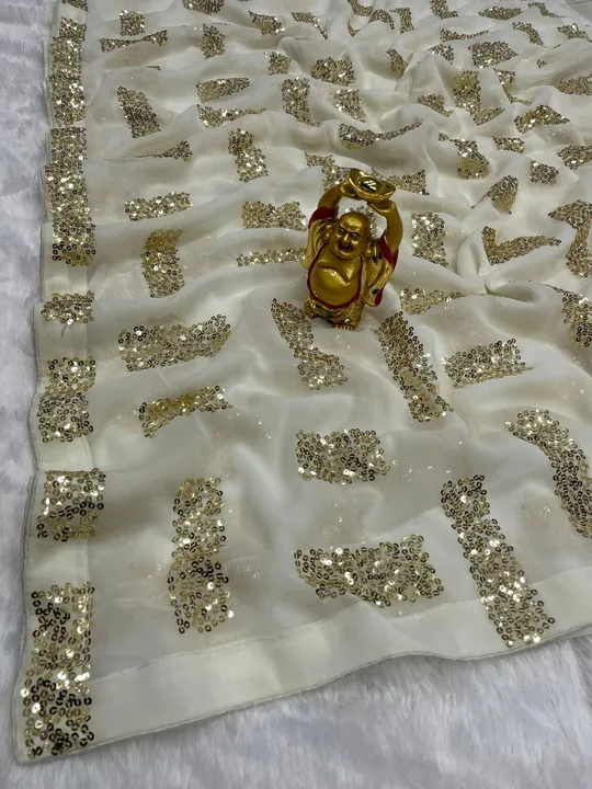Sequence work saree uploaded by S.S. FASHION SURAT  on 4/25/2023