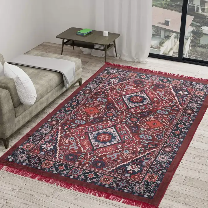 Velvet printed carpet uploaded by Shyam Sunder & Co. on 5/23/2024